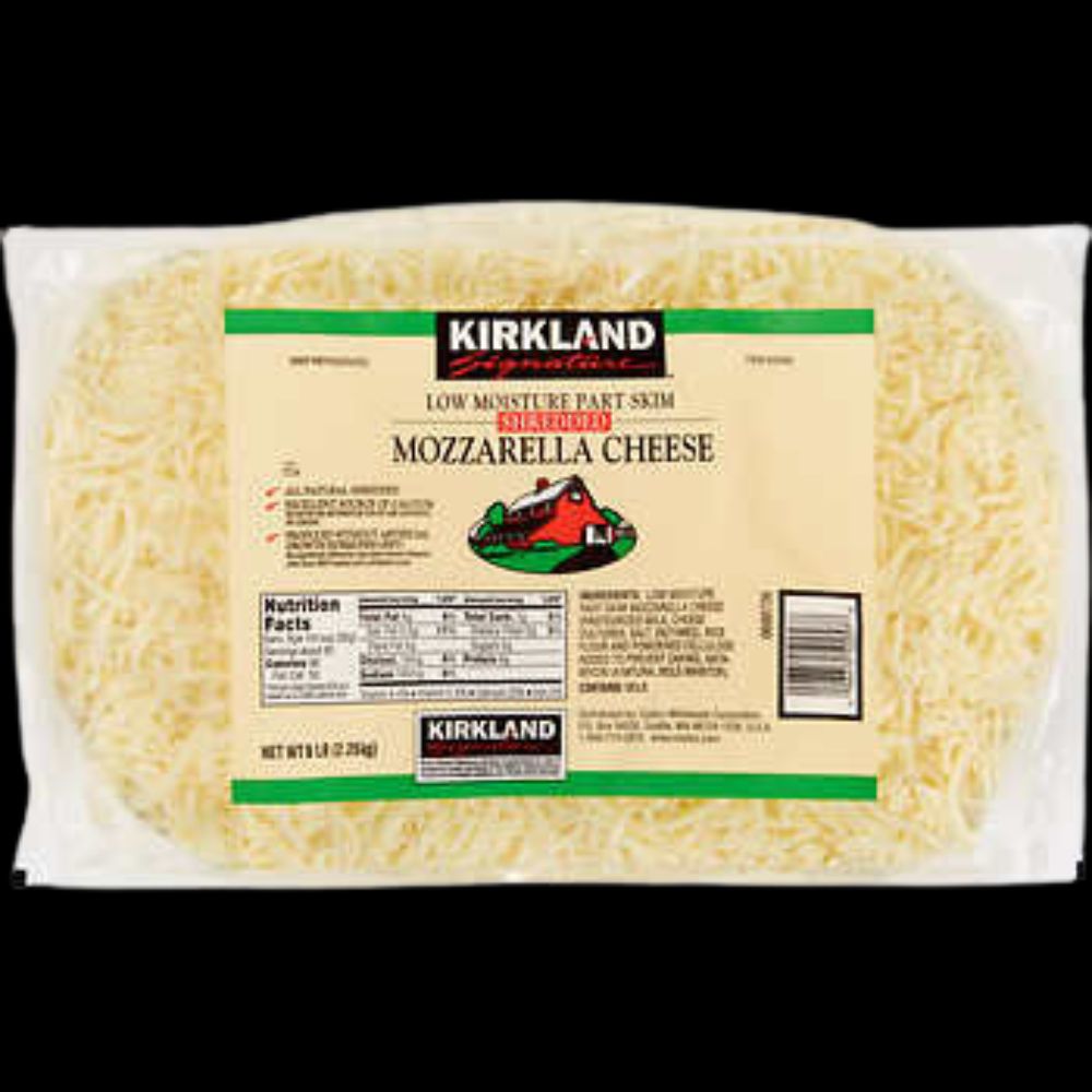 Queso Mozzarella Rallado Kirkland 2.26kg Kosher House